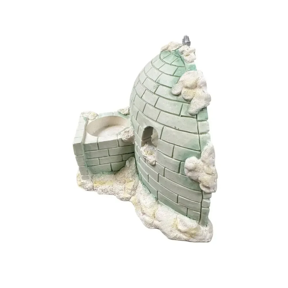 Vintage Igloo Candle Holder Nativity Set Ceramic - Igloo ONLY - No Snowmen